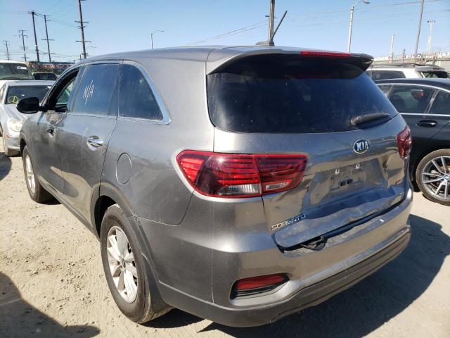 5XYPG4A36KG437752 - 2019 KIA SORENTO L SILVER photo 3