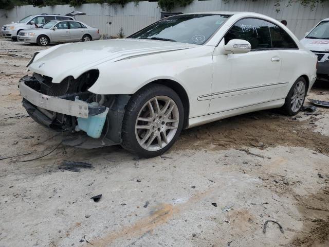 WDBTJ56H47F224639 - 2007 MERCEDES-BENZ CLK 350 WHITE photo 2