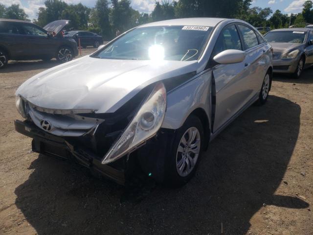 5NPEB4AC9BH281513 - 2011 HYUNDAI SONATA GLS SILVER photo 2