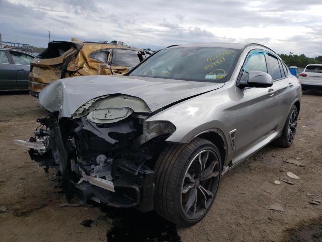 5YMUJ0C00L9C89899 - 2020 BMW X4 M COMPE SILVER photo 2