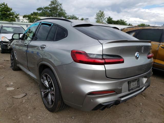 5YMUJ0C00L9C89899 - 2020 BMW X4 M COMPE SILVER photo 3