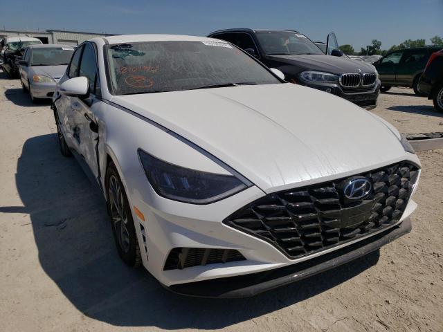 KMHL64JA3NA210180 - 2022 HYUNDAI SONATA SEL WHITE photo 1