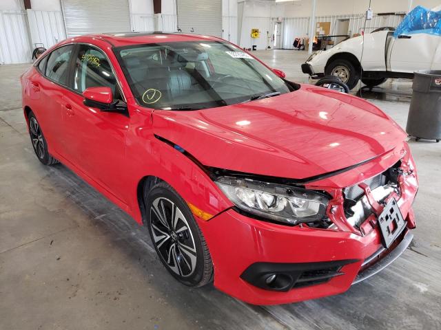2HGFC1F78GH645501 - 2016 HONDA CIVIC EXL Czerwony zdjęcie 1