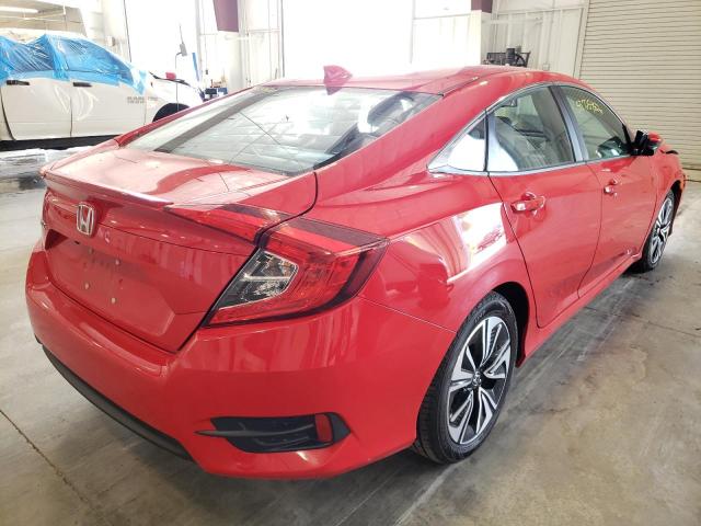2HGFC1F78GH645501 - 2016 HONDA CIVIC EXL Czerwony zdjęcie 4