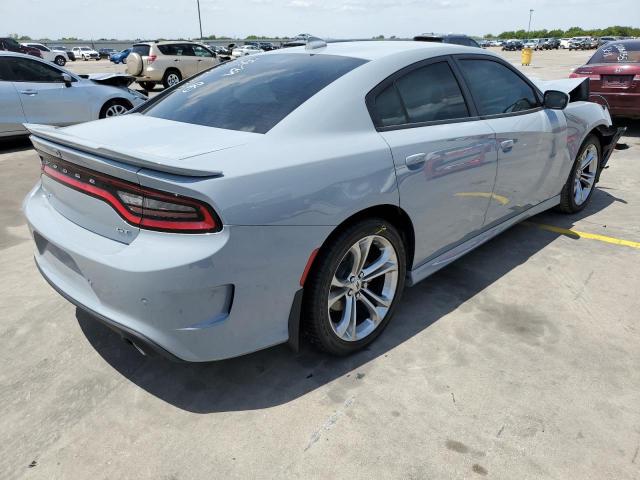 2C3CDXHGXNH110332 - 2022 DODGE CHARGER GT GRAY photo 4