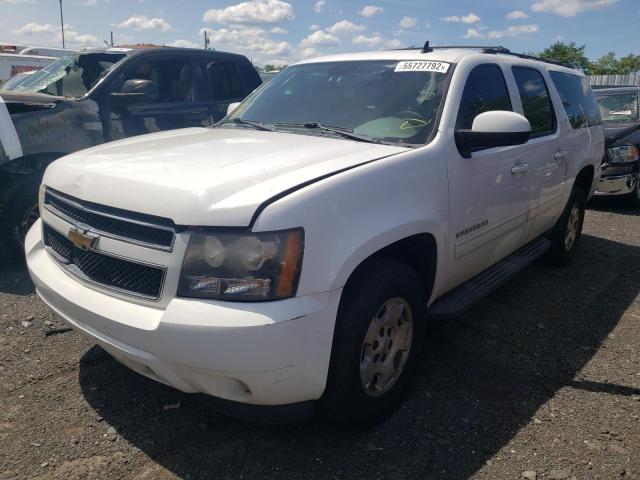 1GNUKJE39AR262074 - 2010 CHEVROLET SUBURBAN K WHITE photo 2