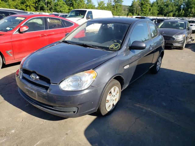 KMHCM3AC5BU194253 - 2011 HYUNDAI ACCENT CHARCOAL photo 2