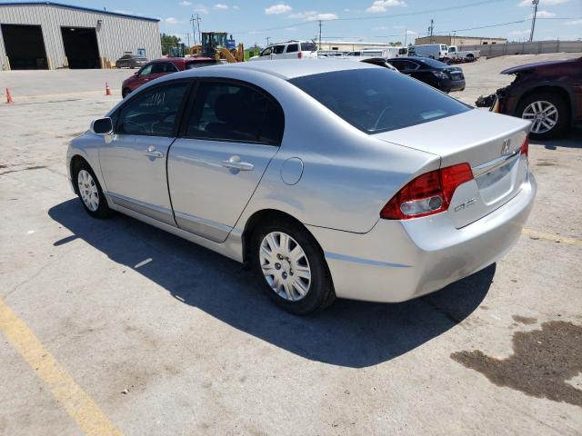 19XFA4F58BE000923 - 2011 HONDA CIVIC GX SILVER photo 3