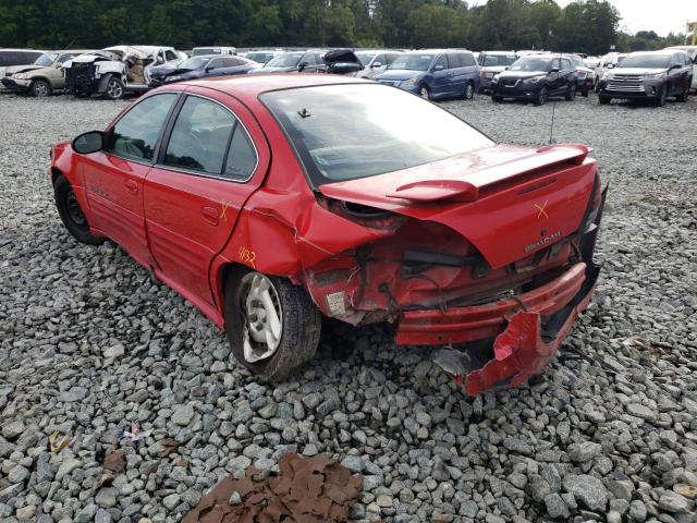 1G2NE52F72C214625 - 2002 PONTIAC GRAND AM S RED photo 9