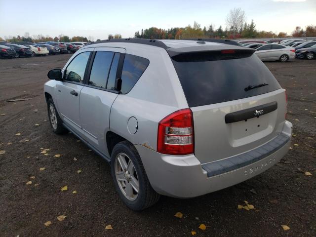 1J4FT47B69D109529 - 2009 JEEP COMPASS SP SILVER photo 3