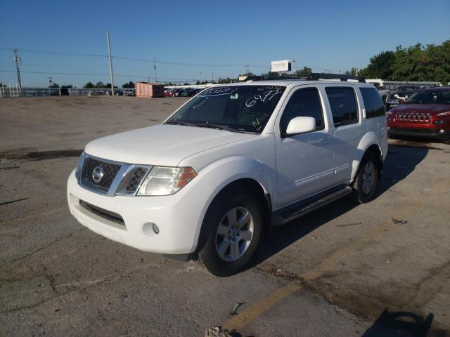 5N1AR18U58C666977 - 2008 NISSAN PATHFINDER WHITE photo 2