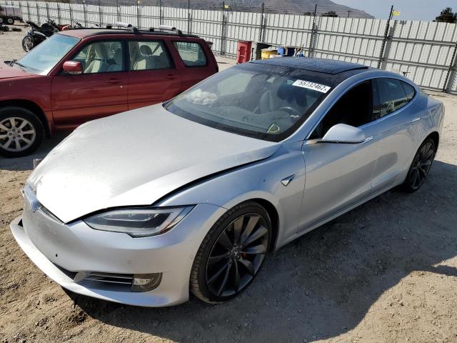 5YJSA1E4XGF168134 - 2016 TESLA MODEL S Gümüş foto 2