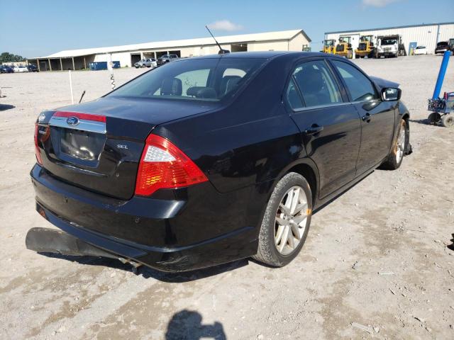 3FAHP0JA9CR298340 - 2012 FORD FUSION SEL BLACK photo 4