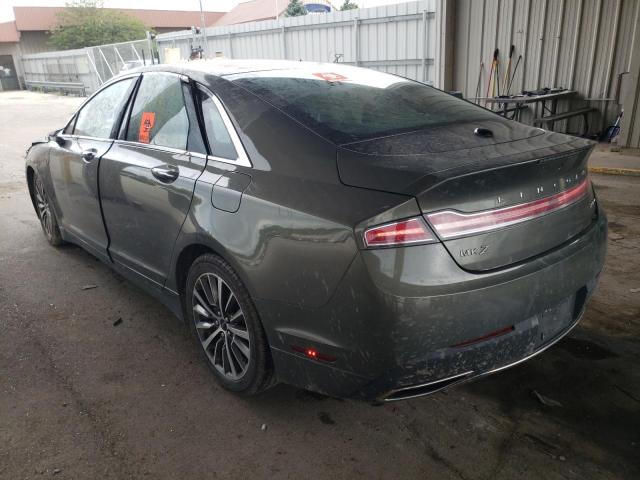 3LN6L5B94HR644361 - 2017 LINCOLN MKZ PREMIE GRAY photo 3