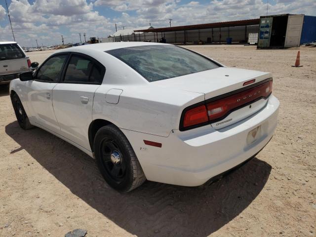 2C3CDXAT9DH694910 - 2013 DODGE CHARGER PO WHITE photo 3