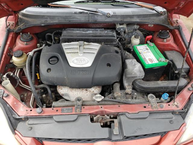 KNADC165536145454 - 2003 KIA RIO CINCO ORANGE photo 7