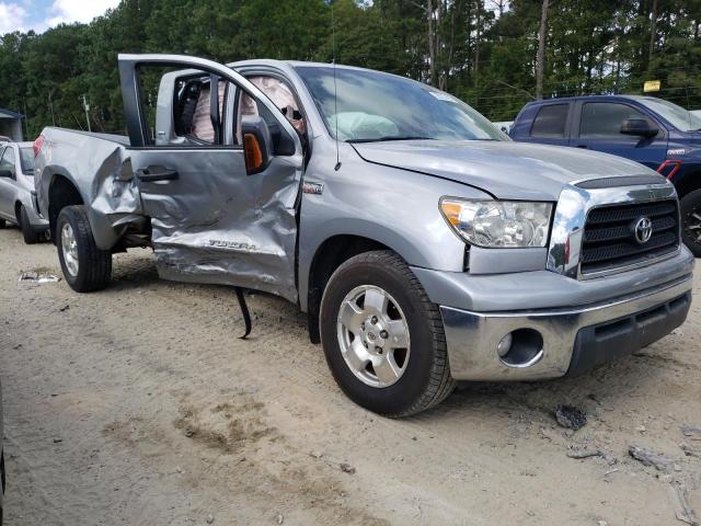 5TBRV54137S468040 - 2007 TOYOTA TUNDRA DOU SILVER photo 1