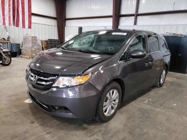 5FNRL5H36GB129415 - 2016 HONDA ODYSSEY SE GRAY photo 2