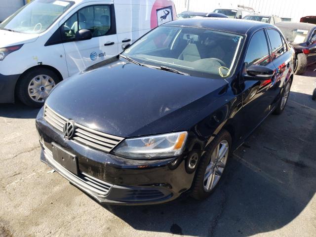 3VW2K7AJ3DM386500 - 2013 VOLKSWAGEN JETTA BASE Սև լուսանկար 2