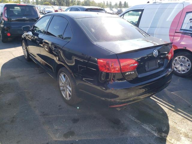 3VW2K7AJ3DM386500 - 2013 VOLKSWAGEN JETTA BASE Սև լուսանկար 3
