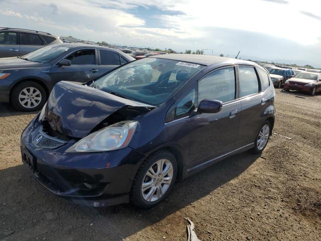 JHMGE8H43AC007609 - 2010 HONDA FIT SPORT BLUE photo 2