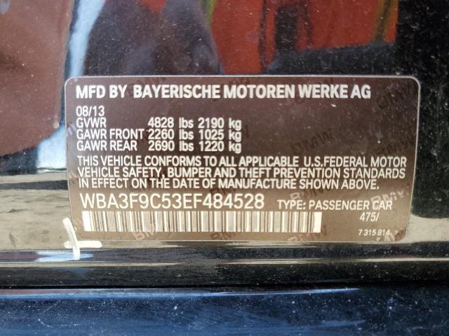 WBA3F9C53EF484528 - 2014 BMW ACTIVEHYBR BLACK photo 10