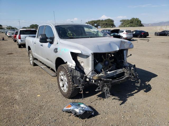 1N6AA1F44JN532399 - 2018 NISSAN TITAN XD S SILVER photo 1