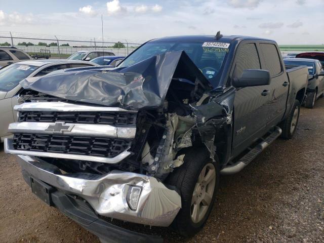 3GCPCREC3JG565904 - 2018 CHEVROLET SILVERADO GRAY photo 2