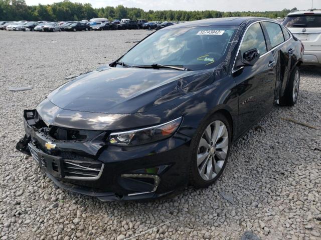 1G1ZH5SX0HF117683 - 2017 CHEVROLET MALIBU PRE BLACK photo 2