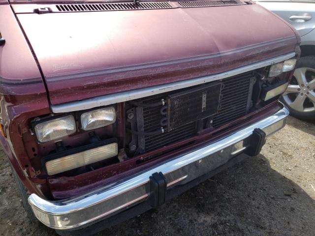 1GDEG25K4RF512969 - 1994 GMC RALLY WAGO BURGUNDY photo 10