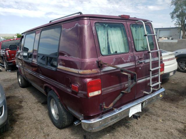 1GDEG25K4RF512969 - 1994 GMC RALLY WAGO BURGUNDY photo 3