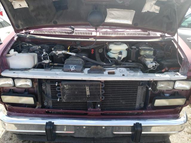 1GDEG25K4RF512969 - 1994 GMC RALLY WAGO BURGUNDY photo 7