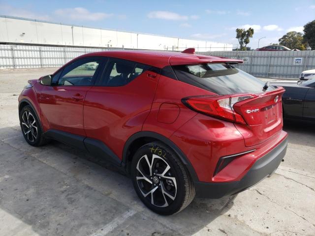 JTNKHMBX9L1066625 - 2020 TOYOTA C-HR XLE RED photo 3