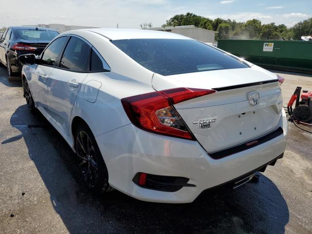 19XFC2F81ME000435 - 2021 HONDA CIVIC SPOR WHITE photo 3