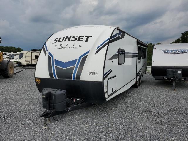 4YDT29121M5351503 - 2021 KEYSTONE SUNSET TRL WHITE photo 2