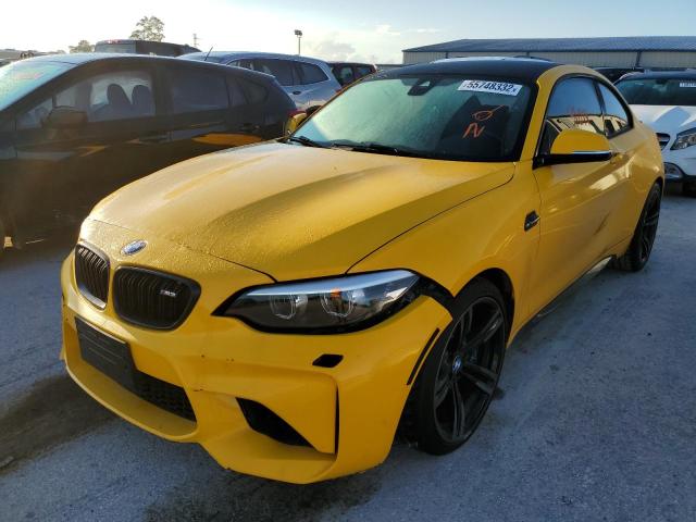 WBS1J5C58JVE51845 - 2018 BMW M2 Amarillo foto 2