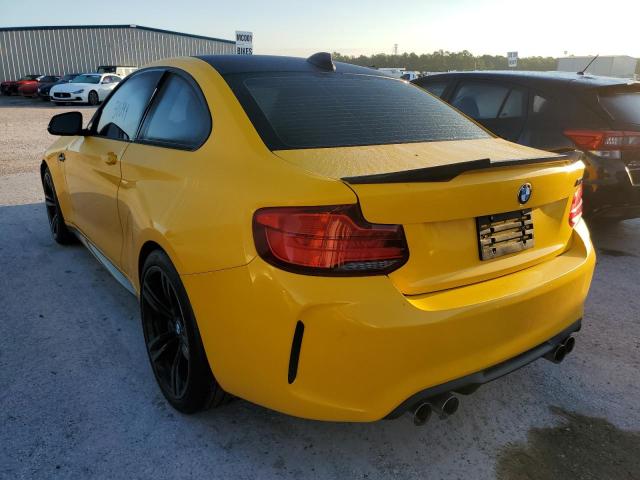 WBS1J5C58JVE51845 - 2018 BMW M2 Amarillo foto 3