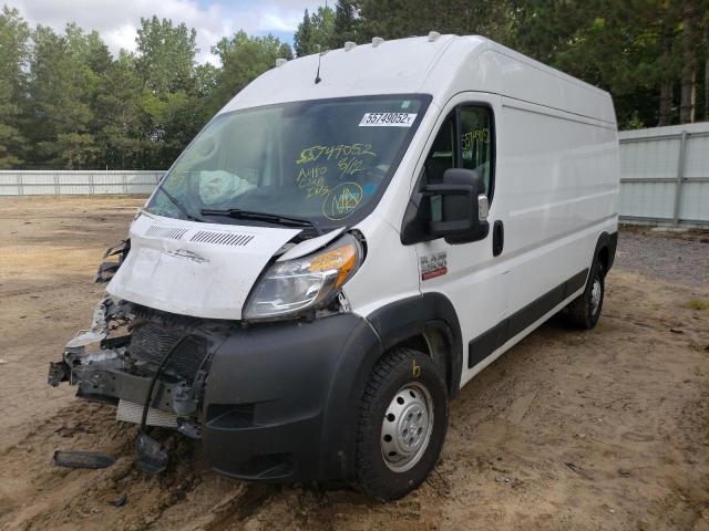 3C6TRVDG4KE502230 - 2019 RAM PROMASTER WHITE photo 2
