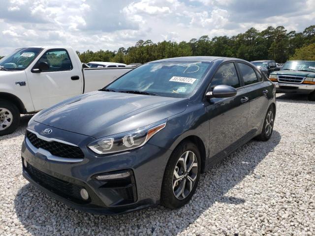 3KPF24AD3ME340222 - 2021 KIA FORTE FE GRAY photo 2