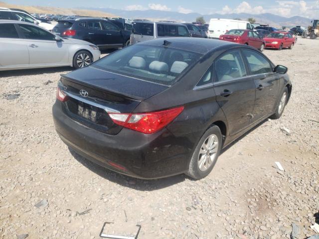 5NPEB4AC5DH726543 - 2013 HYUNDAI SONATA GLS BLACK photo 4