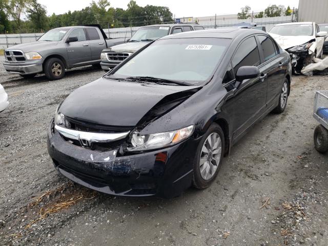 2HGFA1F93AH556756 - 2010 HONDA CIVIC EXL 黑色 照片 2