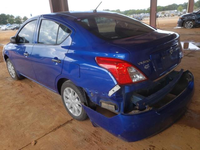 3N1CN7AP5CL925970 - 2012 NISSAN VERSA S BLUE photo 3