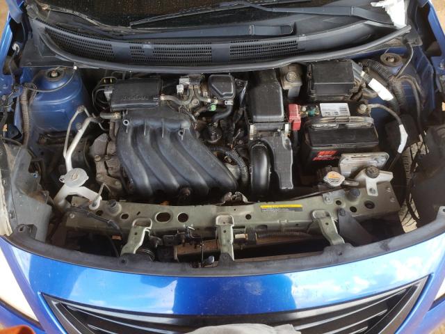 3N1CN7AP5CL925970 - 2012 NISSAN VERSA S BLUE photo 7