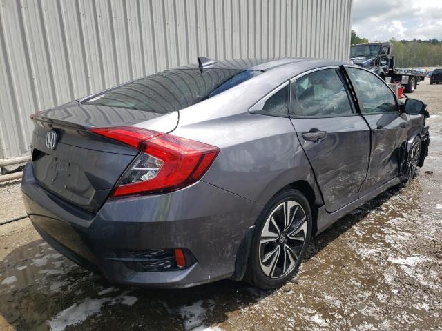 2HGFC1E39JH646663 - 2018 HONDA CIVIC GRAY photo 4