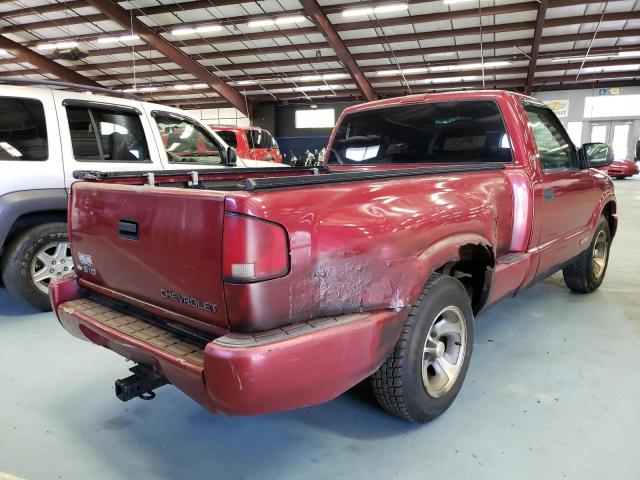 1GCCS1450Y8240889 - 2000 CHEVROLET S TRUCK S1 BURGUNDY photo 4