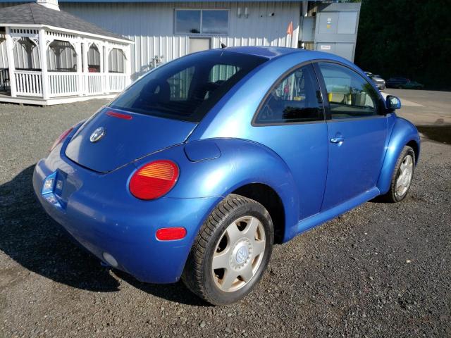 3VWBB61C2WM029436 - 1998 VOLKSWAGEN NEW BEETLE 蓝色 照片 4