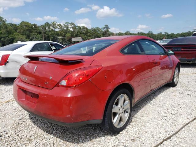 1G2ZH178264164468 - 2006 PONTIAC G6 GT RED photo 4