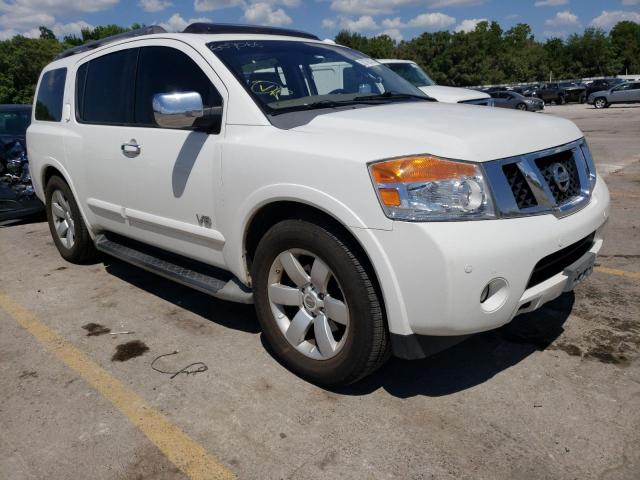 5N1BA08D68N609066 - 2008 NISSAN ARMADA SE WHITE photo 1