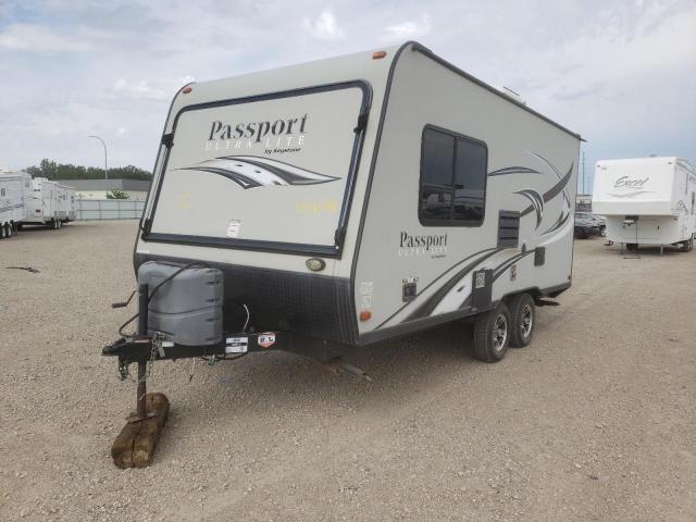 4YDT17120GT411441 - 2016 KEYSTONE PASSPORT TAN photo 2