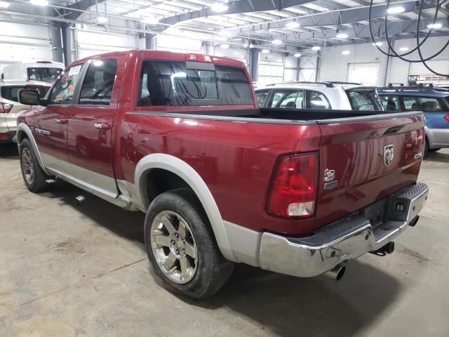 1C6RD7NT4CS244225 - 2012 DODGE RAM 1500 L BURGUNDY photo 3